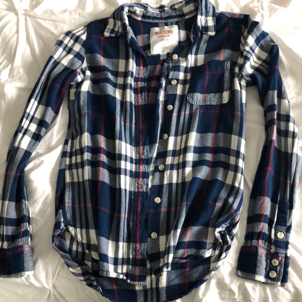 Blue flannel